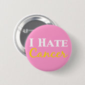 Badge Rond 5 Cm Je déteste des cadeaux de Cancer (Devant & derrière)