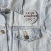Badge Rond 5 Cm Je déteste lundi (En situation)