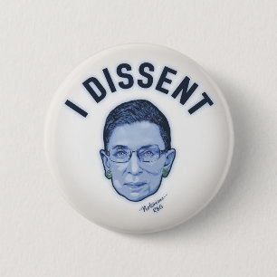 Badge Rond 5 Cm Je diffère d'opinion
