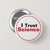 Badge Rond 5 Cm Je fais confiance à la science (Devant & derrière)