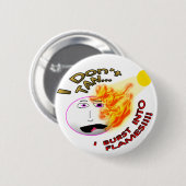 Badge Rond 5 Cm Je fais pas bronzage… (Devant & derrière)