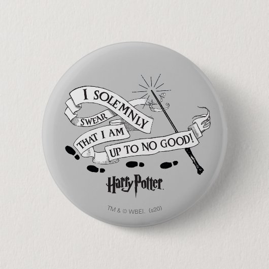 Badge Rond 5 Cm Je Fais Solennellement Prier Que Je Ne Suis Pas À  (Devant)