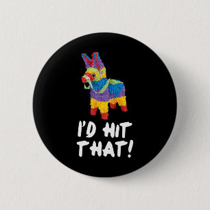 Badge Rond 5 Cm Je frapperais cette chemise du parti Pinata Cinco