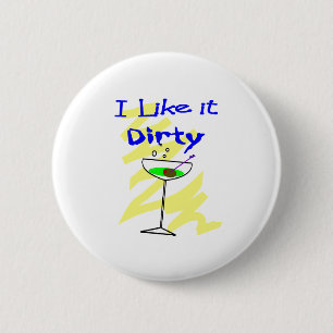 Badge Rond 5 Cm Je l'aime les cadeaux sales de buveurs de Martini