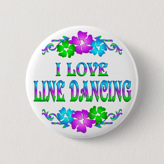 BADGE ROND 5 CM JE LIGNE D'AMOUR DANSE (Devant)