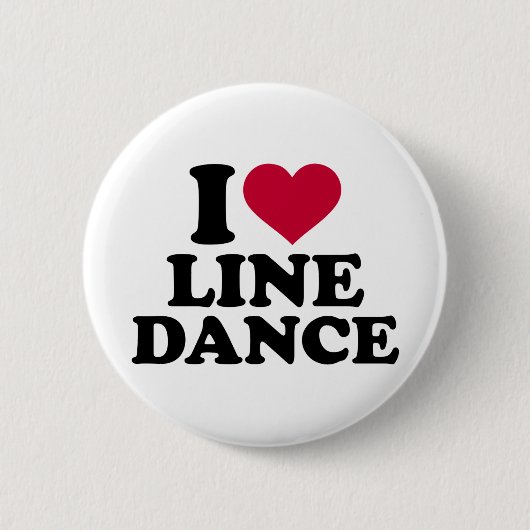 Badge Rond 5 Cm Je ligne danse d'amour (Devant)