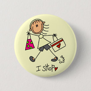 Badge Rond 5 Cm Je magasine des T-shirts et des cadeaux