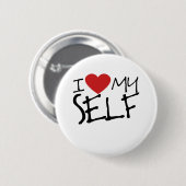 Badge Rond 5 Cm Je m'aime (Devant & derrière)