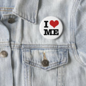 Badge Rond 5 Cm Je m'aime (En situation)