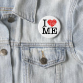 Badge Rond 5 Cm Je m'aime (En situation)