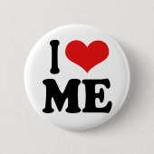 Badge Rond 5 Cm Je m'aime (Devant)