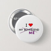 BADGE ROND 5 CM JE M'AIME (Devant & derrière)