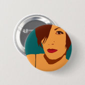 Badge Rond 5 Cm Je me demande (Devant & derrière)