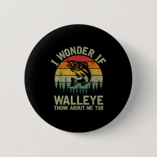 Badge Rond 5 Cm Je me demande si les dorés pensent à moi Humour de