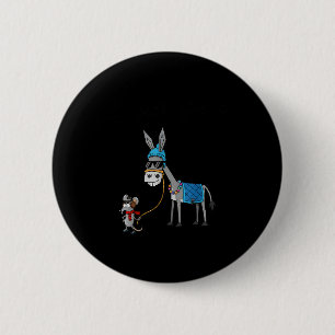 Badge Rond 5 Cm Je me fiche complètement de la souris drôle d'anim