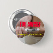 Badge Rond 5 Cm Je me rends compte (Devant & derrière)