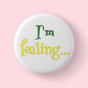 Badge Rond 5 Cm Je me sens... - Santé mentale des enfants