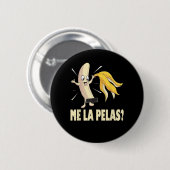 Badge Rond 5 Cm Je m'en fiche (Devant & derrière)