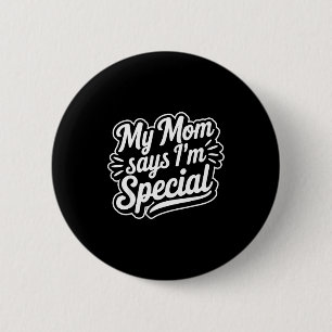 Badge Rond 5 Cm Je Mom dit M Spécial