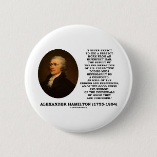 Badge Rond 5 Cm Je ne compte jamais voir l'homme imparfait de