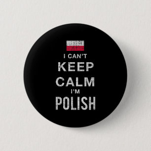 Badge Rond 5 Cm Je ne peux pas garder le calme Je suis Lish Novelt