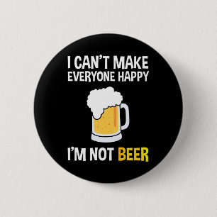 Badge Rond 5 Cm Je ne peux pas rendre tout le monde heureux - Je n