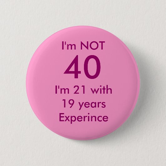 BADGE ROND 5 CM JE NE SUIS PAS, 40, (Devant)