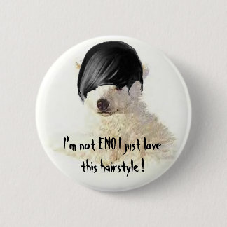 Badge Rond 5 Cm Je ne suis pas coiffure de lovethis d'EMO I juste