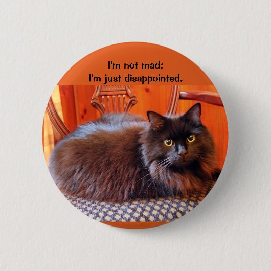 Badge Rond 5 Cm Je ne suis pas fou (Devant)