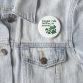 Badge Rond 5 Cm Je ne suis pas irlandais, mais embrasse-moi quand  (En situation)