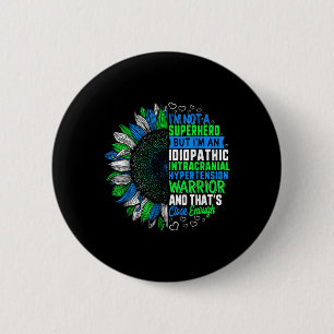 Badge Rond 5 Cm Je Ne Suis Pas Superhéros, Mais Je Suis Guerrier I