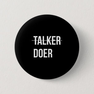 Badge Rond 5 Cm Je Ne Suis Pas Un Démarcheur, Je Suis Une Motivati