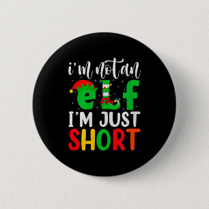Badge Rond 5 Cm Je ne suis pas un elfe je suis juste petit Famille