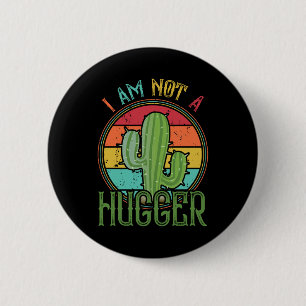 Badge Rond 5 Cm Je Ne Suis Pas Un Gros Drôle Vintage Cactus