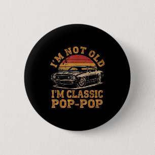 Badge Rond 5 Cm Je ne suis pas vieux, je suis Clic P P Drôle de ci