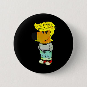 Badge Rond 5 Cm Je Ne Suis Qu'Un Gâteau Trump Drôle Juste Un Gars