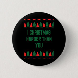 Badge Rond 5 Cm Je Noël Plus Fort Que Vous Citation