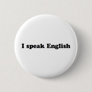 Badge Rond 5 Cm Je parle anglais