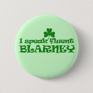 Badge Rond 5 Cm Je parle couramment BLARNEY