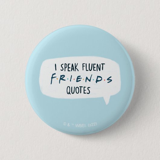 Badge Rond 5 Cm Je parle des devis Fluent FRIENDS™ (Devant)