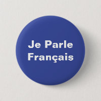 Je Parle Français Je parle Français Blanc sur Bleu