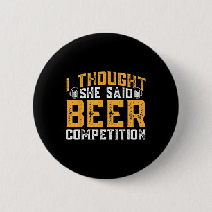 Badge Rond 5 Cm Je pensais qu'elle a dit concours de cheerleading