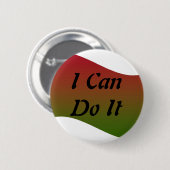 Badge Rond 5 Cm Je peux le faire bouton (Devant & derrière)