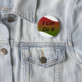 Badge Rond 5 Cm Je peux le faire bouton (En situation)