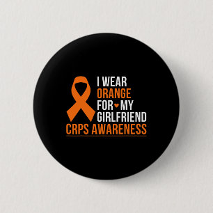 Badge Rond 5 Cm Je Porte De L'Orange Pour Ma Petite Amie Rsd Crps