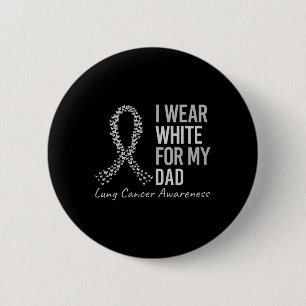Badge Rond 5 Cm Je Porte Du Blanc Pour Mon Père Sensibilisation Au