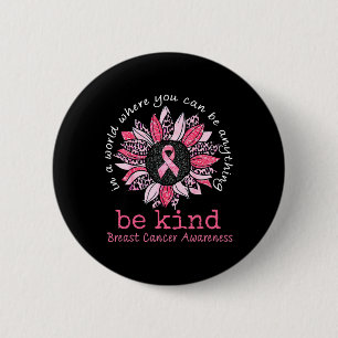 Badge Rond 5 Cm Je Porte Du Rose Pour Quelqu'un De Spécial Ruban R