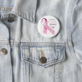 Badge Rond 5 Cm Je porte rose puisque j'aime ma soeur (En situation)