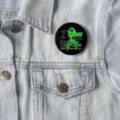 Badge Rond 5 Cm Je porte un ruban vert pour mon frère (En situation)