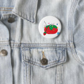 Badge Rond 5 Cm Je préfère coudre ! (En situation)